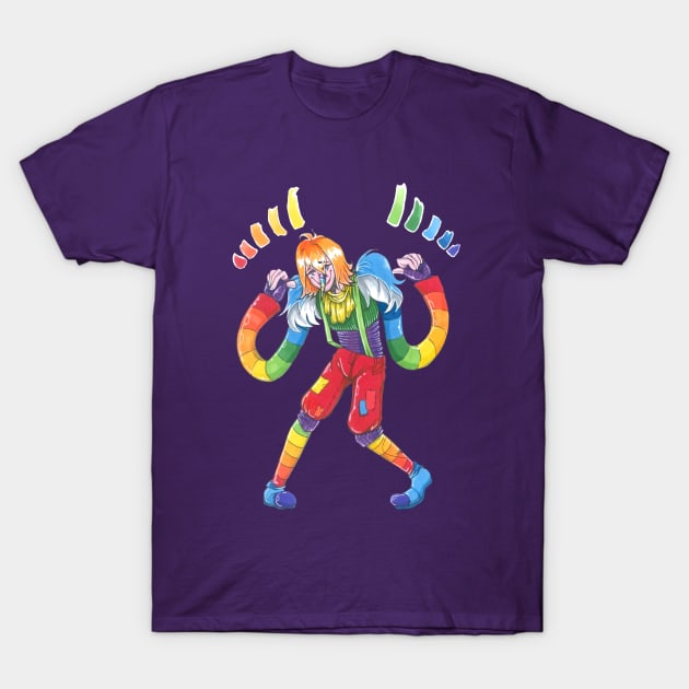 Pride Laughing Jack T-Shirt by Art by Amara